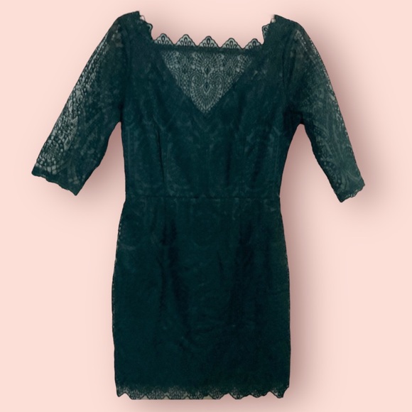 HOST PICK 🌟🌟🌟ModCloth Soieblu Green Dress Medium - Picture 3 of 5